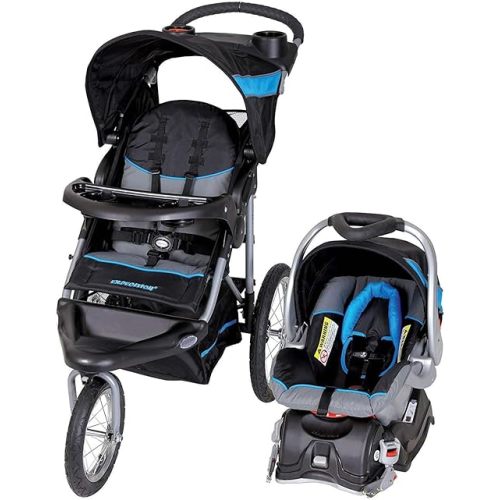 Baby Trend Expedition® Jogger Travel System with EZ Flex-Loc® Infant Car Seat, Millenium Blue