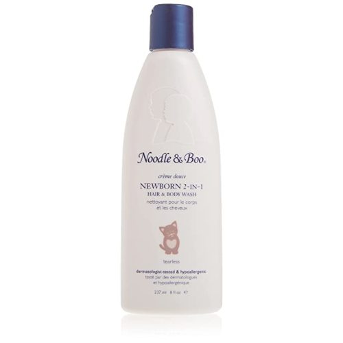 Noodle & Boo Newborn 2-in-1 Hair & Body Wash for Baby, Tear Free and Hypoallergenic - 8.01 Fl Oz (Pack of 1)