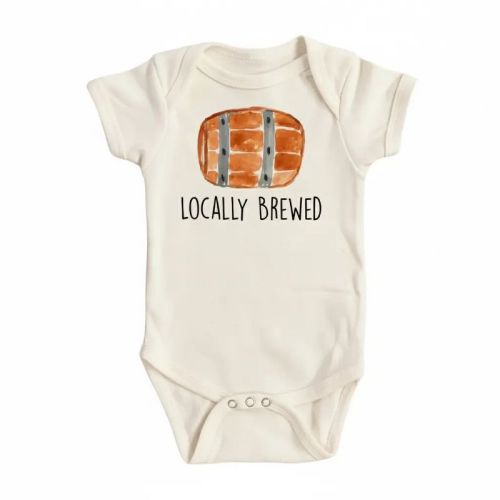 Locally Brewed Keg Newborn Baby Onesie® Bodysuit GS1 Multicolor 0-3M