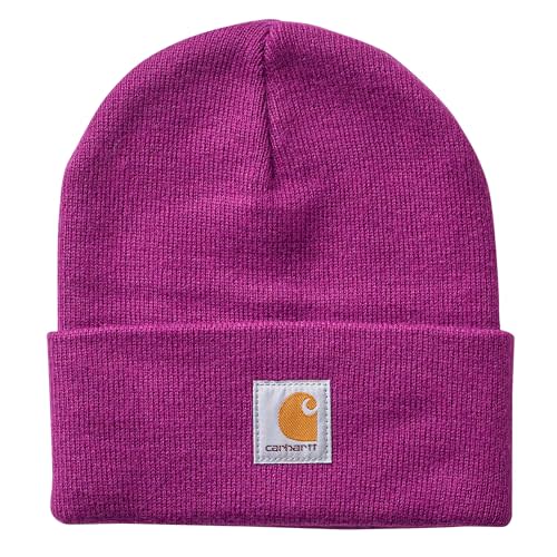 Carhartt Unisex-Infant Knit Beanie Cuff Hat | Acrylic Rib Knit | One Size (Infant) - Fits Heads Best 18.75-20 | Outdoor Fun