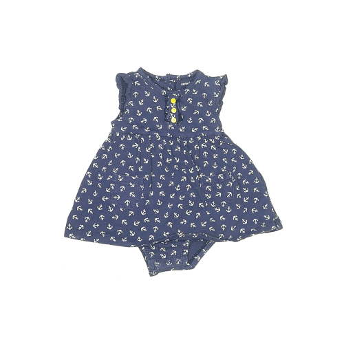 Carter's 100% Cotton Blue Dress 3-6 MO / 6 MO