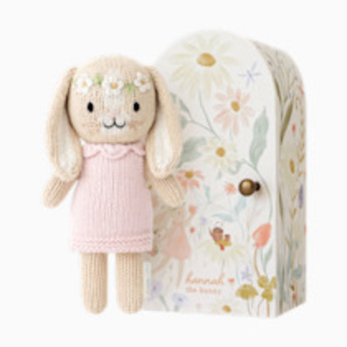 cuddle+kind Tiny Hand-Knit Doll - Hannah The Bunny