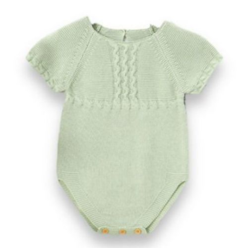 Baby Girls Spring Knit Romper