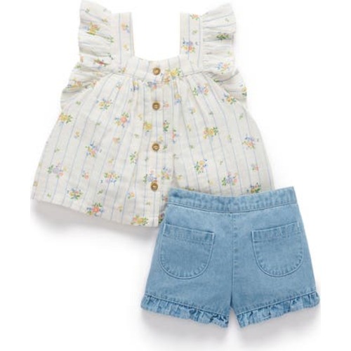 Nautical Top & Short Set, 3-6M