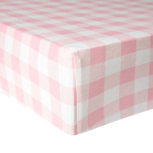 Premium Knit Fitted Crib Sheet - London