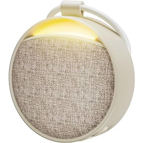 Hotmoon Omini SE | Portable White Noise Sound Machine | 12 Soothing Sounds | 8 Night Light Colors | 4 Timers | Rechargeable Battery | Memory Function | for Home, Travel, Office, Baby, Kid & Adult