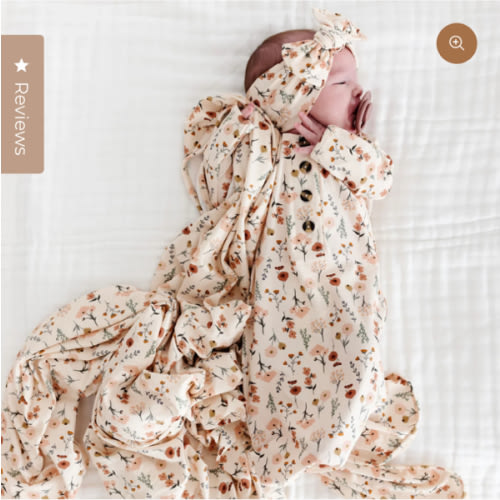Rachel Newborn Headband Bundle (Gown)