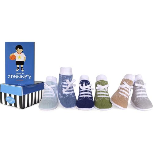 Trumpette Baby Boy/Girl Sock Set for Infant-Toddler, 6-pack, Unisex, 0-24 Months