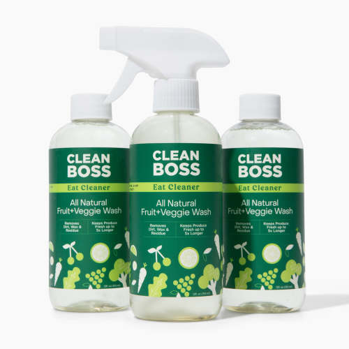 Eat Cleaner All Natural Fruit & Veggie Wash 12 oz. Spray, with 2 Bonus Refills
