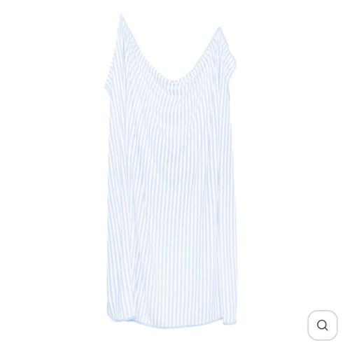 Swaddle Blanket in Small Mist Stripe