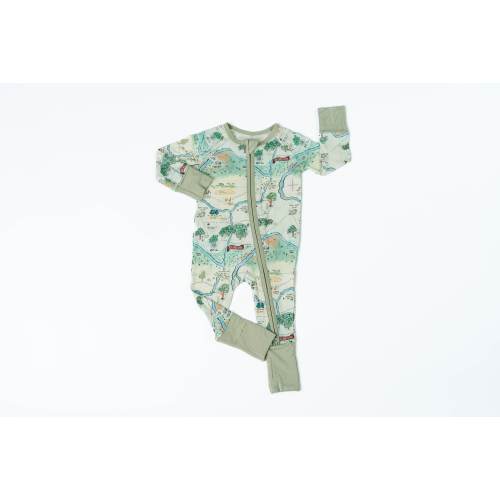 Hundred Acre Woods Bamboo Baby Pajamas, Winnie the Pooh Bamboo Baby Sleepers, Zippered Baby Pajamas, Winnie the Pooh Baby Shower