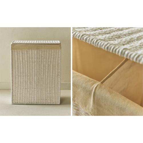FABRIC-LINED LAUNDRY HAMPER - Laundry - BATHROOM - BASKETS AND BOXES | Zara Home United States of America