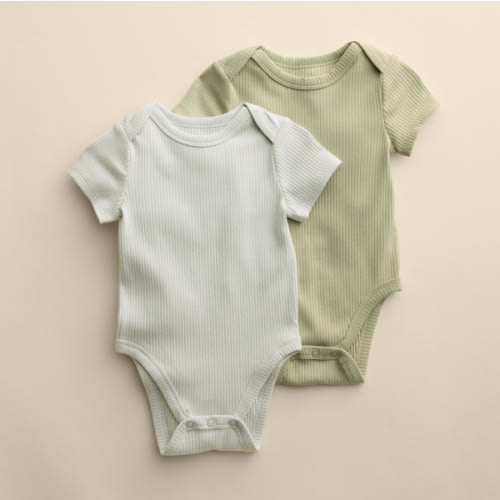 Baby Little Co. By Lauren Conrad 2-Pack Short Sleeve Bodysuits