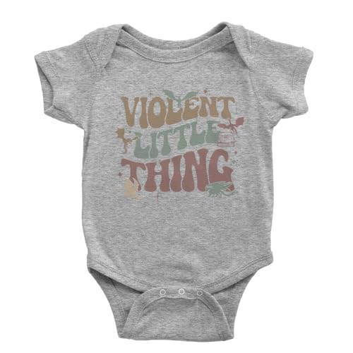 Violent Little Thing Dragon Infant One-Piece Bodysuit, Soft Cotton