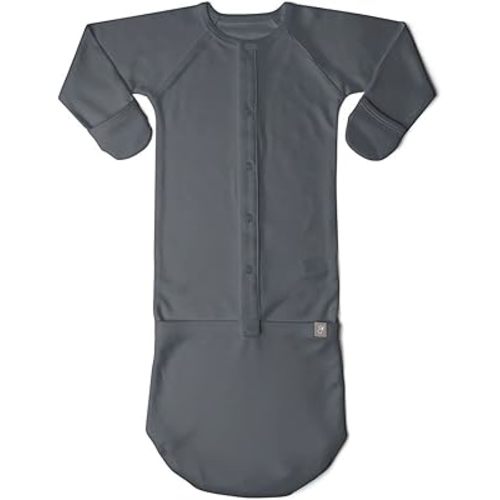 goumikids Viscose Made from Bamboo Organic Cotton Convertible Baby Gown