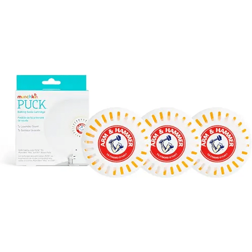 Munchkin® Arm & Hammer Puck Baking Soda Cartridge, Lavender Scent, 3 Count