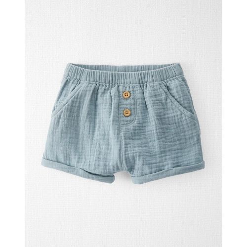 Organic Cotton Gauze Shorts - 3M - <img class="color-swatch-img js-color-swatch-img" src="https://cdn-fsly.yottaa.net/578855e22bb0ac10350002d6/www.carters.com/v~4b.223/dw/image/v2/AAMK_PRD/on/demandware.static/-/Sites-carters_master_catalog/default/dwbc4b