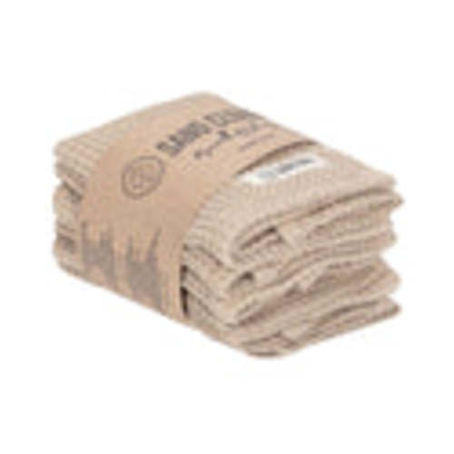 Micro Waffle Bath Washcloth Bundle - 6 Pack - Sand | Sand Cloud