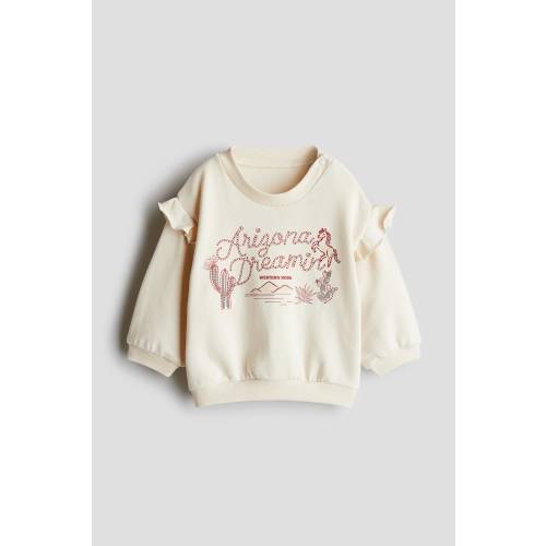 RUFFLE-TRIMMED SWEATSHIRT