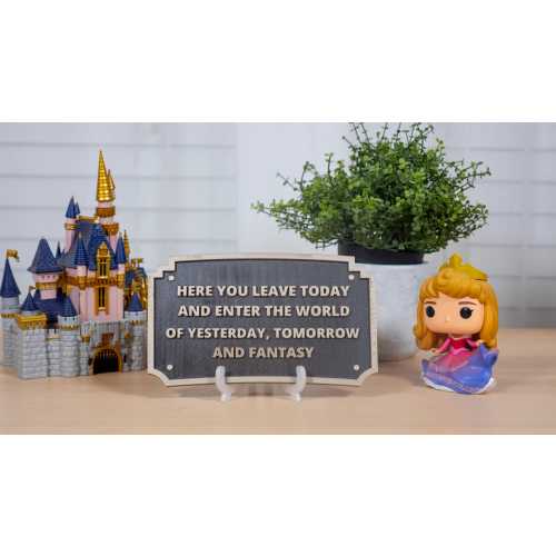 Disneyland Entrance Plaque