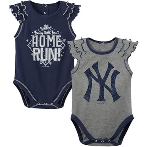 Outerstuff MLB Newborn & Infants 0-24 Months Girls Shining All Star 2 Piece Bodysuit Creeper Set