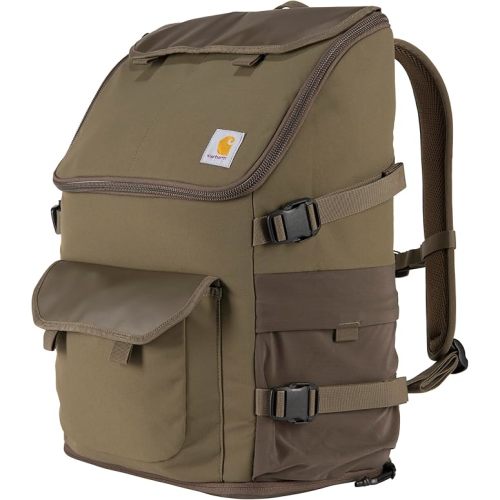 Carhartt 35L Nylon Workday Backpack, Durable Water-Resistant Pack with 15" Laptop Sleeve and Adjustable Shoulder Straps