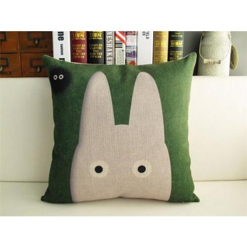 Ghibli Characters Watercolor Pillow Cover - Ghibli Store