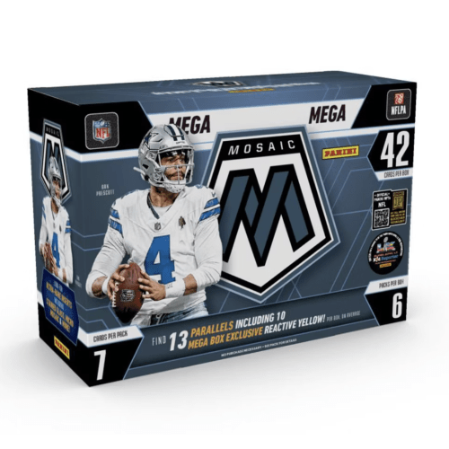 2025 Panini NFL Mosaic Football Trading Card Mega Box