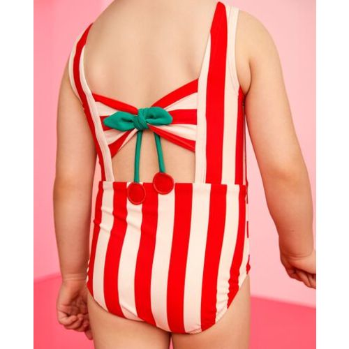 One-Piece Cherry Back Swimsuit