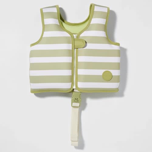 SUNNYLiFE Swim Vest - Constructed with Neoprene Plus a Secure Front Zip and Develop Water Confidence. | Toddler Swim Vest
