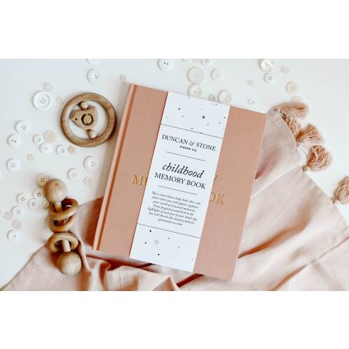 Childhood Memory Book: Birth through 18 Keepsake Journal | Baby Shower Gift for New Mom