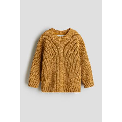 RIB-KNIT COTTON SWEATER