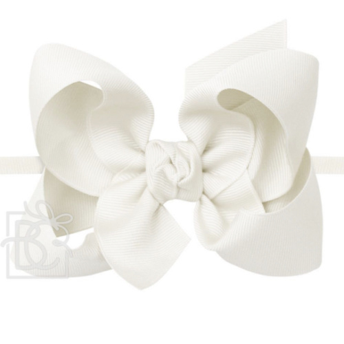 Satin Double Knot Bow on Clip