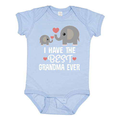 Inktastic Grandchild Best Grandma Ever Boys or Girls Baby Bodysuit