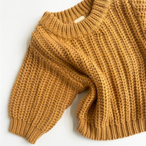 Chunky Knit Braided Cotton Baby Kids Sweater – Olive and Cradle