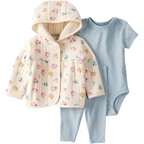 Carter's baby-girls 3-piece Layette Set