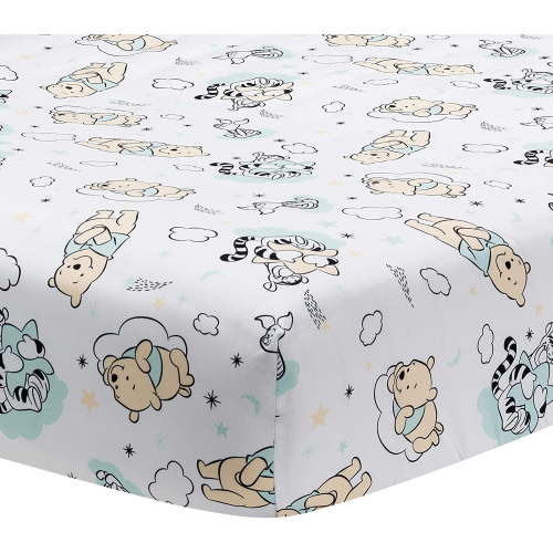 Disney Baby Winnie the Pooh Hugs White Fitted Crib Sheet - Walmart.ca