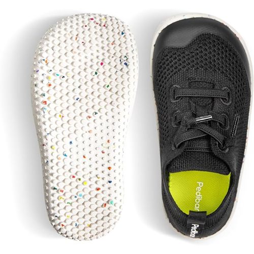 Toddler Barefoot Shoes - Wide Toe Box Zero Drop Flexible Lightweight Sneakers - Breathable Non-Slip Easy On/Off Skin-Friendly Minimalist for Indoor Outdoor Walking Running