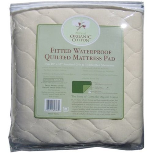 ABC Organic Waterproof Mattress Pad - Crib