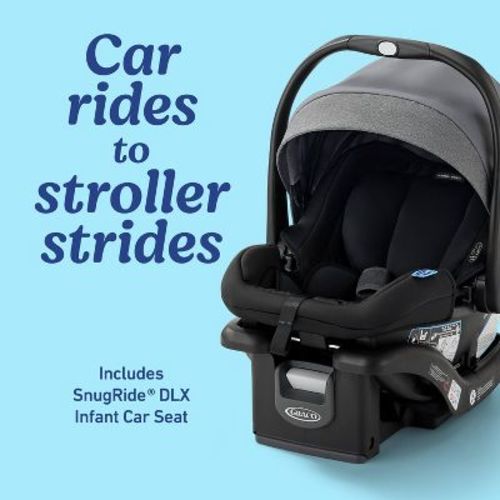 Graco Modes Nest Travel System - Norah: Bassinet Reclining Seat, One-Hand Fold, Forward or Rear Facing, Aluminum Frame
