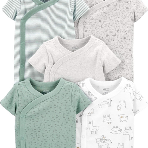 Simple Joys by Carter's unisex-baby 5-pack Side Snap Short-sleeve Bodysuit