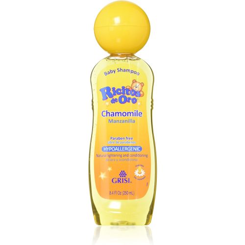 Set of 3 Ricitos de Oro Baby Shampoo Chamomile Hypoallergenic Tear Free Shampoo