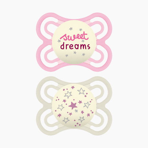 MAM Perfect Night Glow-In-The-Dark Pacifier - Pink