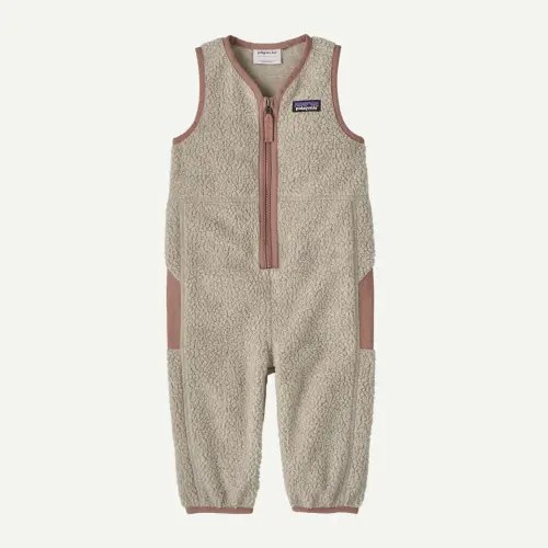 Infant Shearling Overalls