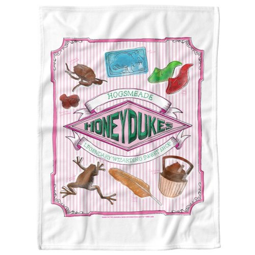 Harry Potter Soft Fleece Baby Blanket for Infant Toddler, All Season Cozy Crib Throw 30"x40" Honeydukes Hogsmeade Label