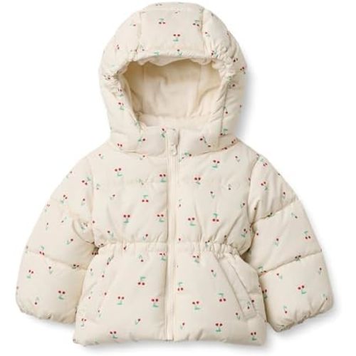 Amazon Essentials x Sofia Grainge Girls' Water-Resistant Hooded Puffer Jacket