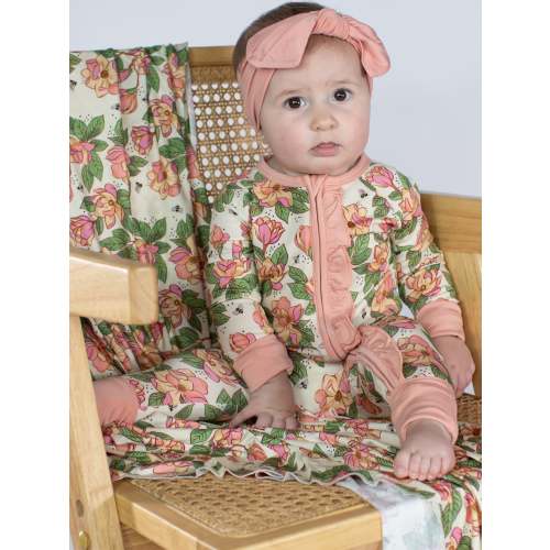 Convertible Zip Pajamas - Magnolias – Goosies