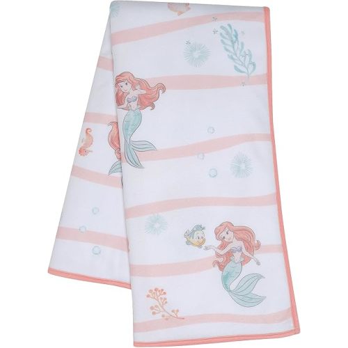 Bedtime Originals Disney Baby The Little Mermaid White Baby Blanket - Ariel