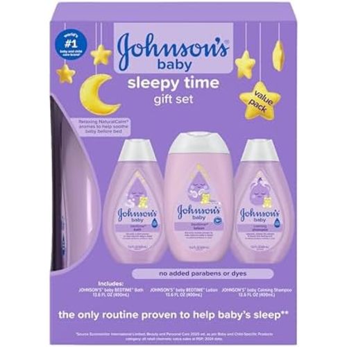 Johnson's Baby Sleepy Time Gift Set, 3 Items