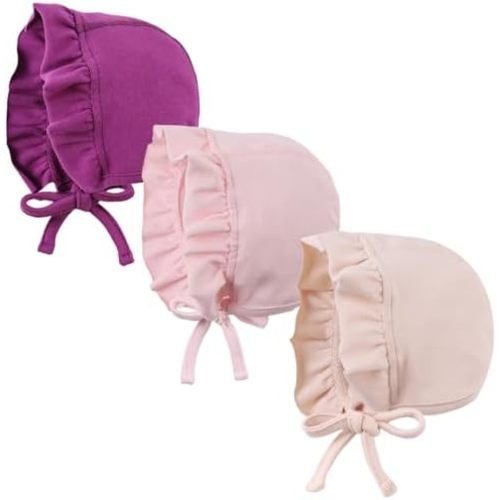 Lovely Baby Girl Hospital Hat Soft Cotton Newborn Beanie Winter Baby Hats for Infant Girls